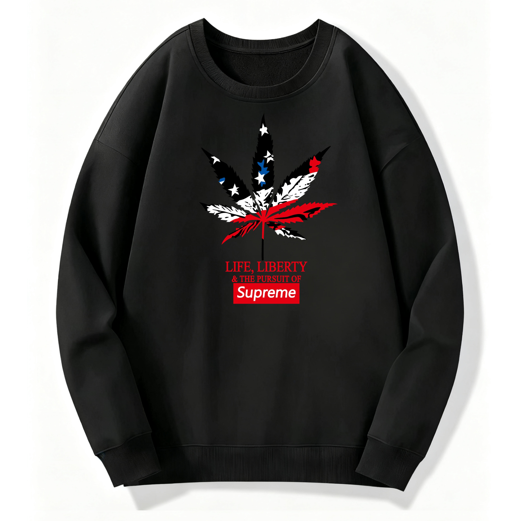 Supreme Weed Leaf Classic Sweatshirt - Image 4