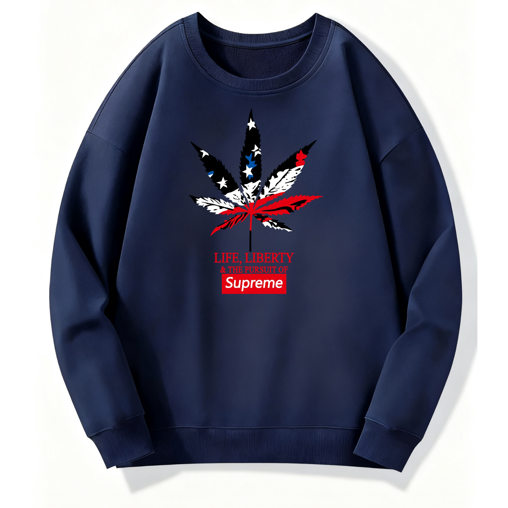 Supreme Weed Leaf Classic Sweatshirt - Image 3