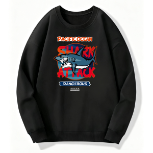 Pacific Ocean Shark Attack Classic Sweatshirt