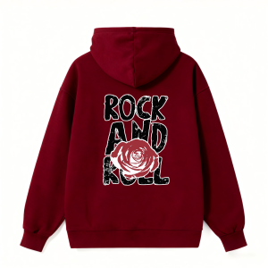 Rock and Roll Rose Classic Hoodie