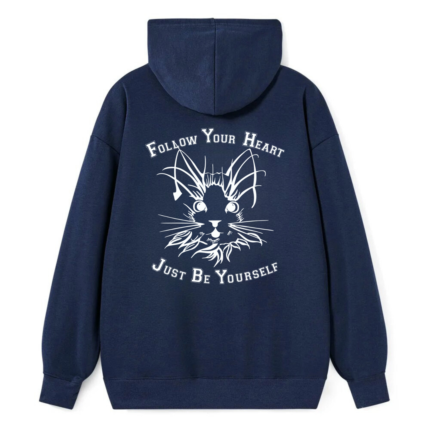 Follow Your Heart Cat Classic Hoodie - Image 3